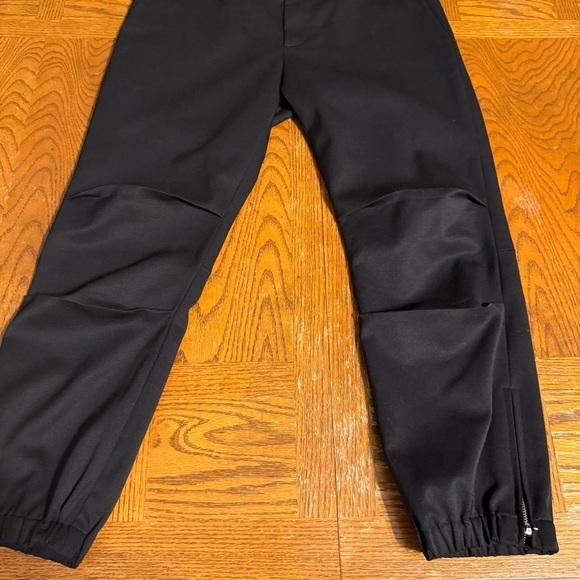 Nili Lotan French Military Wool Blend Cropped Jogger Pants in Black Sz 8 Chic - Picture 16 of 16